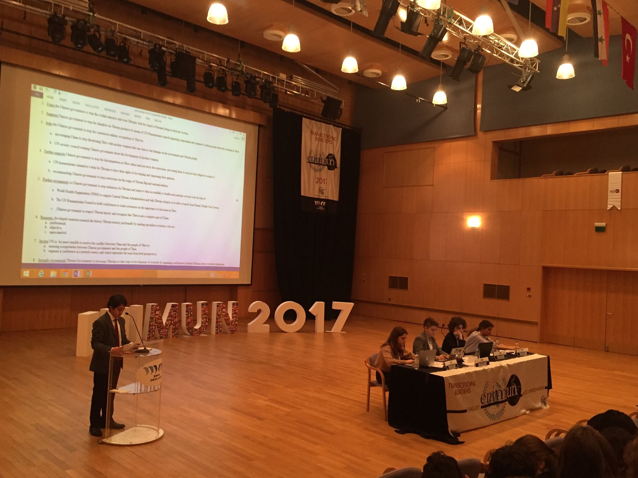 TED KOCAELİ KOLEJİ ENIMUN 17 KONFERANSINDA