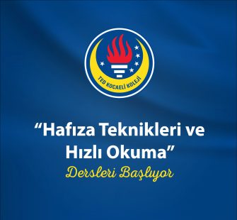 TED KOCAELİ KOLEJİNDE HAFIZA TEKNİKLERİ VE HIZLI OKUMA EĞİTİMİ BAŞLIYOR
