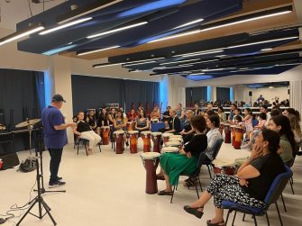 TED Kocaeli Koleji Öğretmenleri ile Ritim Perküsyon Sanatçısı Murat Bizel’in Buluşması